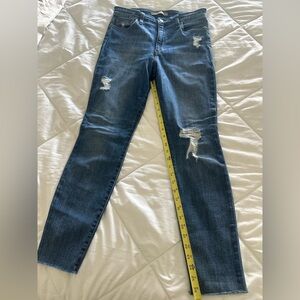 Distressed Blue Joes Jeans